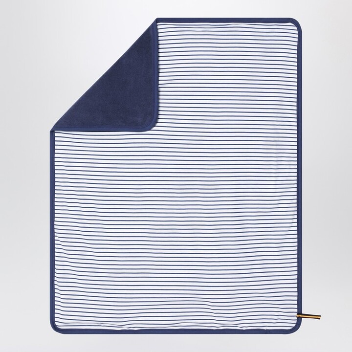 Set two reversible pieces striped white/blue