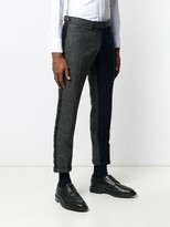 Thumbnail for your product : Thom Browne Frayed Edges Skinny Trouser