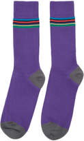 Thumbnail for your product : Paul Smith Purple Double Rib Socks