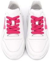 Thumbnail for your product : Hogan Logo Embroidered Chunky Heel Sneakers