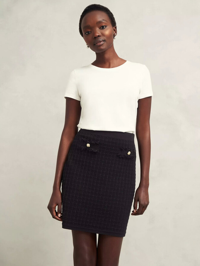 Annabelle Skirt Leather Skirt Hobbs Hobbs Annalise Leather A-Line