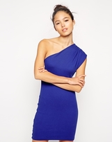 Thumbnail for your product : American Apparel Interlock Asymmetrical Dress - Lapis