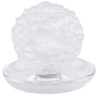 Lalique Dove Crystal Ring Dish
