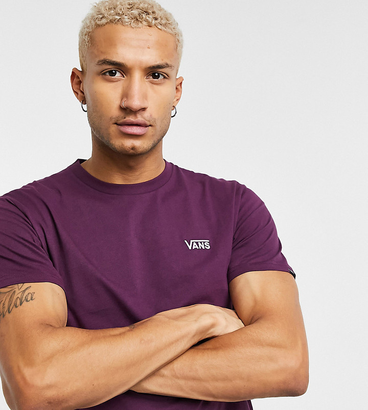 Vans Left Chest Logo tee in purple Exclusive at ASOS - ShopStyle T-shirts