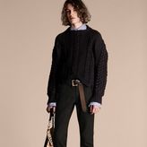 Thumbnail for your product : Burberry Multi-knit Cotton Blend Sweater