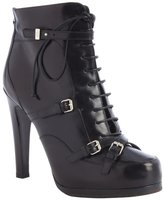 Thumbnail for your product : Tabitha Simmons black leather lace up 'Hanna' booties