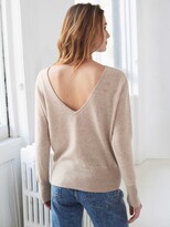 Thumbnail for your product : White + Warren Cashmere Open Back Sweater