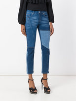 Thumbnail for your product : Alexander McQueen skinny patchwork jeans