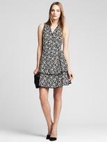 Thumbnail for your product : Banana Republic Squiggle Print Flounce Dress