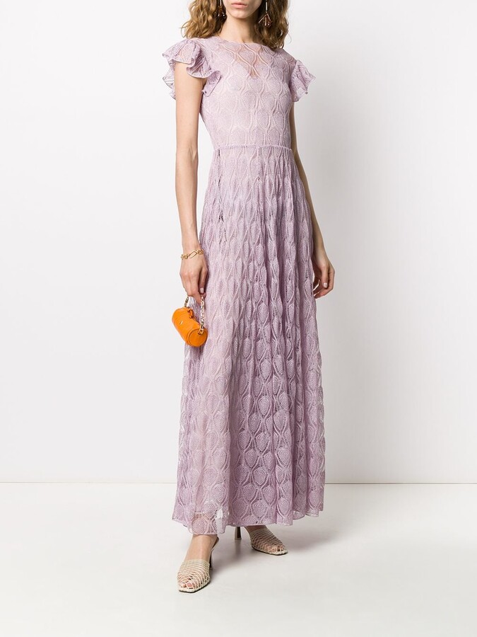 Missoni Embroidered Flared Maxi Dress - ShopStyle