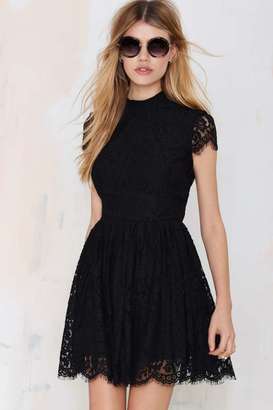 Keepsake Eclipse Lace Dress - Black