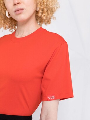 VVB logo-patch sleeve T-shirt