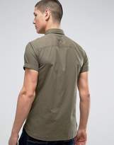 Thumbnail for your product : Jack and Jones Slim Short Sleeve Oxford Shirt