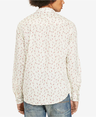 Denim & Supply Ralph Lauren Men's Floral-Print Poplin Shirt