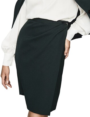 Reiss Ginnie Tailored Wool-Blend Skirt