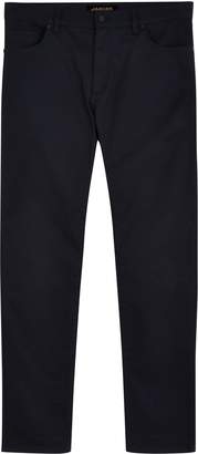 Jaeger Men's Cotton Twill Modern Trousers
