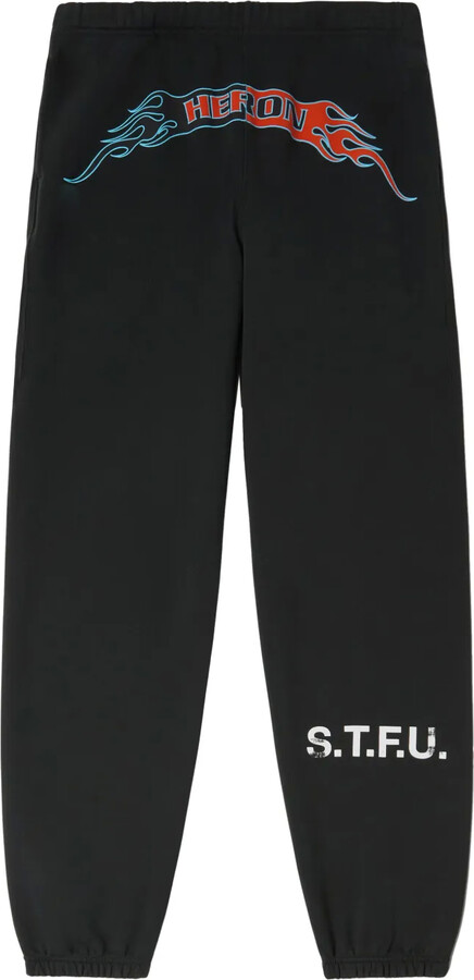 Heron Preston Logo-Print Cotton Track Pants