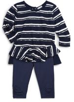 Thumbnail for your product : Splendid Infant Girl's Two-Piece Striped Top & Leggings Set