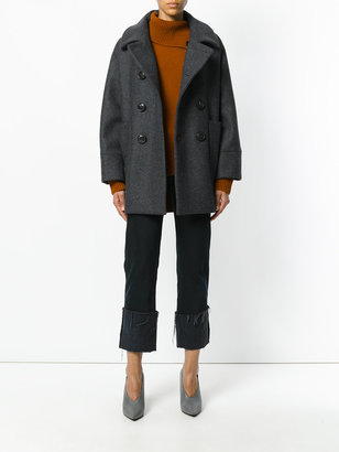DSQUARED2 double-breasted peacoat