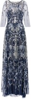 Thumbnail for your product : Marchesa Notte Sequined tulle gown