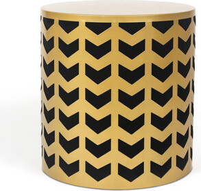 Ebern Designs Huberta Drum End Table