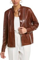 Perforated Leather Jacket 