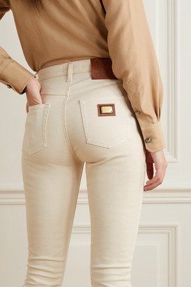 Dolce & Gabbana High-rise Skinny Jeans - White