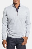Thumbnail for your product : Thomas Dean Quarter Zip Merino Wool Sweater