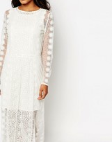 Thumbnail for your product : boohoo Crochet Panel Maxi Dress