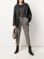 Thumbnail for your product : Current/Elliott Cropped Tapered Trousers