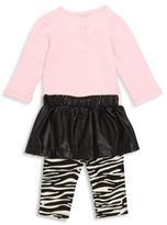 Thumbnail for your product : Juicy Couture Baby's Two-Piece Onesie & Skirt Overlay Leggings
