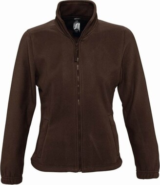 SOLS SOLS Womens/Ladies North Full Zip Fleece Jacket (Dark Chocolate) -  ShopStyle