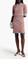 Thumbnail for your product : Diane von Furstenberg Cruz metallic jacquard-knit mini skirt