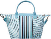 Thumbnail for your product : Longchamp Printed Nylon & Leather Top Handle Tote