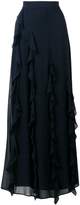 Thumbnail for your product : Max Mara long georgette skirt