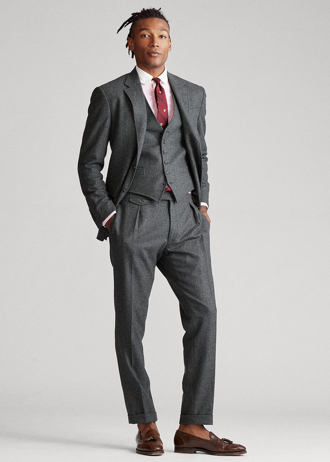 Ralph Lauren Polo Flannel 3-Piece Suit 