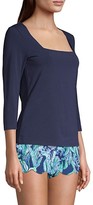 Thumbnail for your product : Lilly Pulitzer Nell Square-Neck T-Shirt