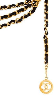 Chanel Vintage Medallion Chain-Link Belt