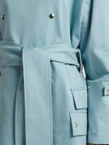 Thumbnail for your product : Acne Studios Double Breasted Cotton Trench Coat - Womens - Blue