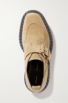 Thumbnail for your product : Proenza Schouler Buckled Suede Loafers - Neutrals