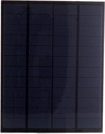 crystalsolar 5.5W 12V 430mA Solar Panel Epoxy Coated Monocrystalline Sunpower Solar Cell