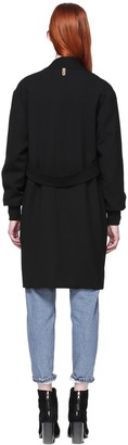 Mackage Josephine Kimono Style Wool Coat In Black