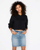 Thumbnail for your product : Express Super High Waisted Vintage Denim Mini Skirt