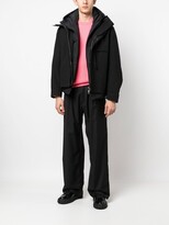 Thumbnail for your product : Solid Homme Layered Hooded Jacket
