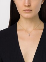 Thumbnail for your product : Delfina Delettrez 18kt white and yellow gold Two in One diamond necklace