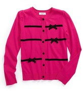 Thumbnail for your product : Milly Minis Ribbon Bow Cardigan (Toddler Girls & Little Girls)