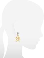 Thumbnail for your product : Orlando Orlandini Scintille - Small Diamond 18K Gold Drop Earrings