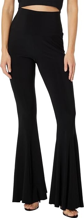 Norma Kamali Fishtail Pants Women's Casual Pants Black : SM 33, Jersey/Polyester/Spandex