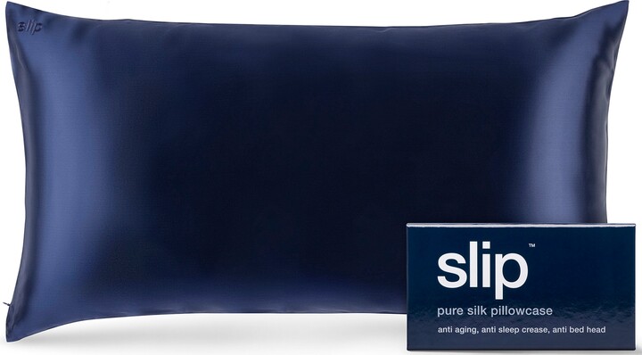 Slip Silk Pillowcase King - Navy
