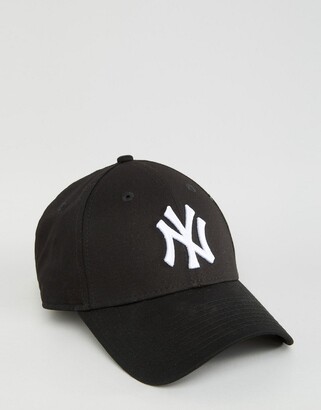 New Era NY 9Forty cap in black